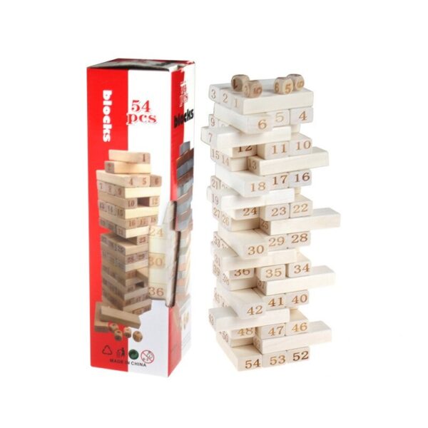 Jenga žaidimas