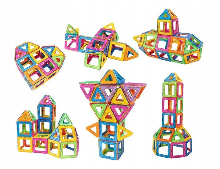 Magnetinis konstruktorius 70 detalių Magnetinis konstruktorius 70 detalių