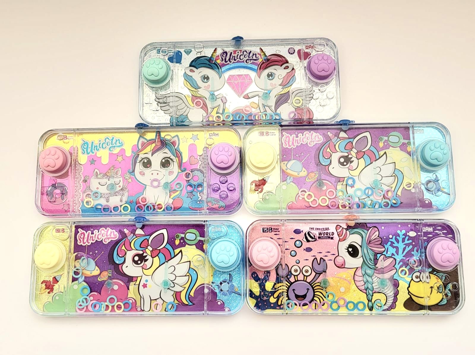 Vandens žaidimas su žiedeliais vienaragiai/ unicorn Vandens žaidimas su žiedeliais vienaragiai/ unicorn