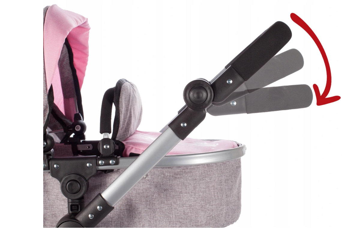 Vežimėlis lėlei 2 in1 Vežimėlis lėlei 2 in1