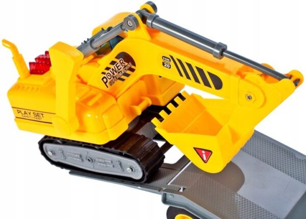 Tralas su ekskavatoriumi Tralas su ekskavatoriumi