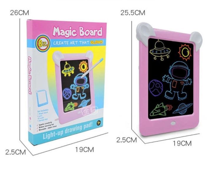 Piešimo lenta šviečianti Piešimo lenta šviečianti