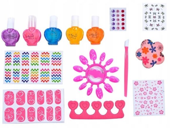 Nagų lako rinkinys su priedais Nagų lako rinkinys su priedais