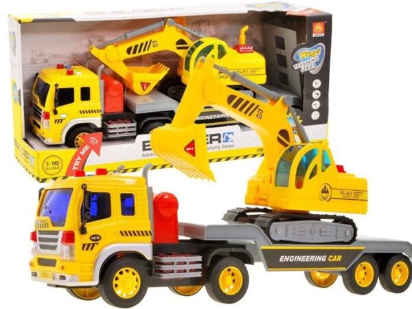 Tralas su ekskavatoriumi Tralas su ekskavatoriumi