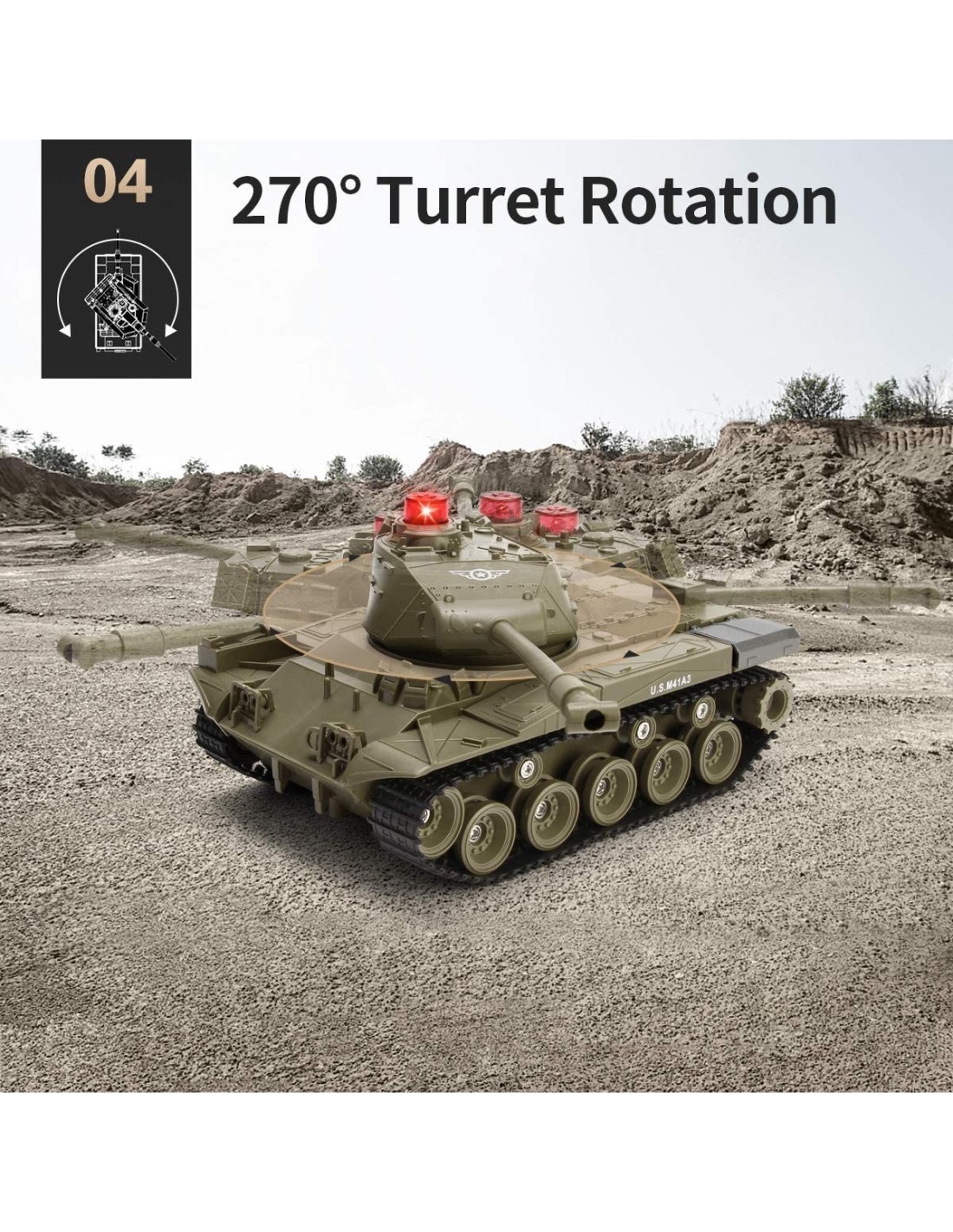 Tankas pakraunamas vaikiškas Tankas pakraunamas vaikiškas