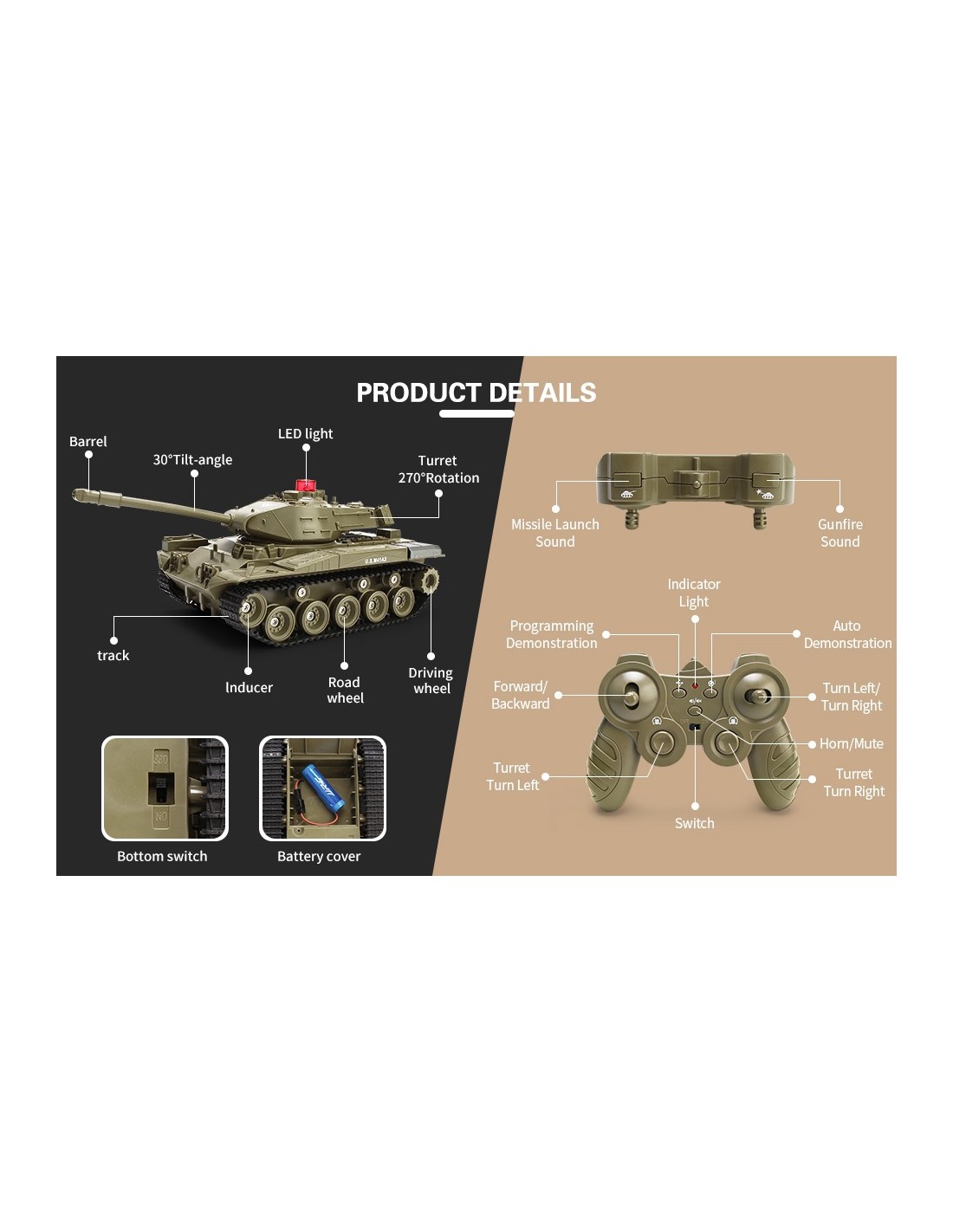 Tankas pakraunamas vaikiškas Tankas pakraunamas vaikiškas