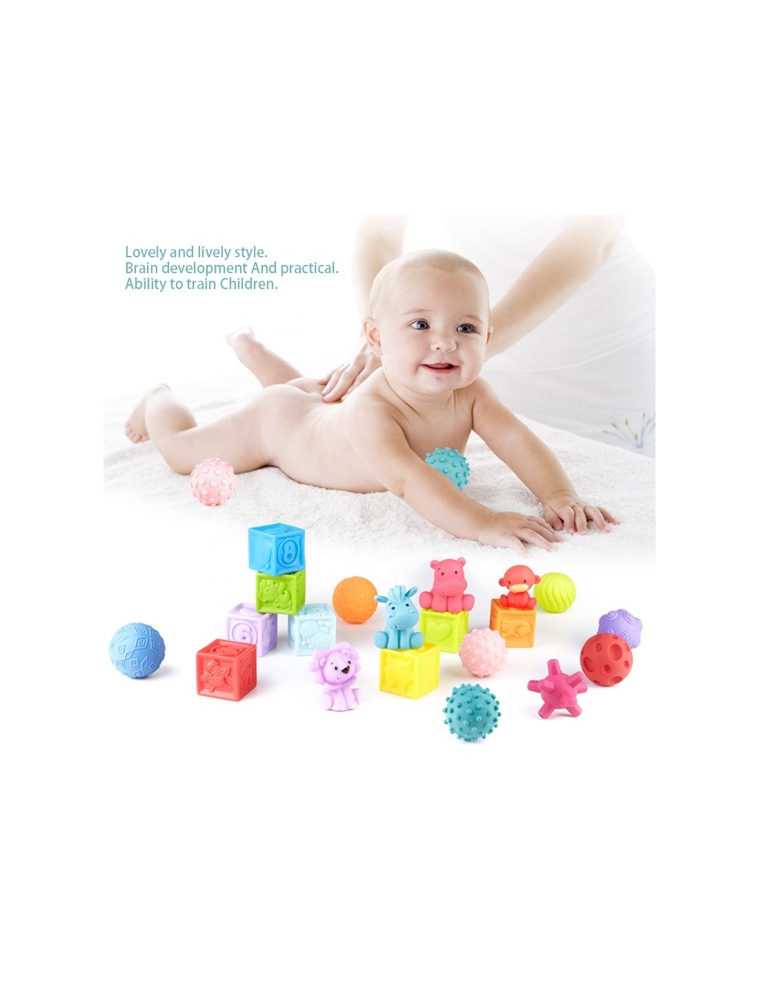 Masažinių kamuoliukų rinkinys 8 vnt. Masažinių kamuoliukų rinkinys 8 vnt.