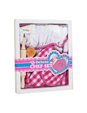 Virėjos rinkinys, prijuostė, virtuvės priedai