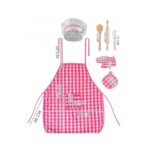 Virėjos rinkinys, prijuostė, virtuvės priedai Virėjos rinkinys, prijuostė, virtuvės priedai