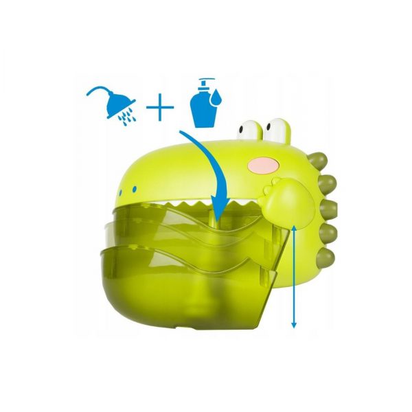 Krokodilas vonios žaislas pučiantis burbulus