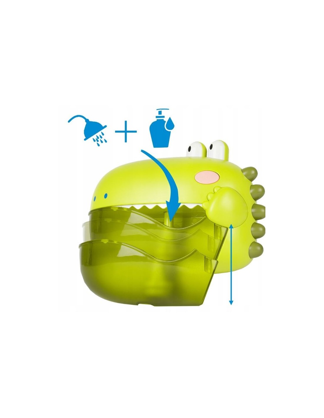 Krokodilas vonios žaislas pučiantis burbulus