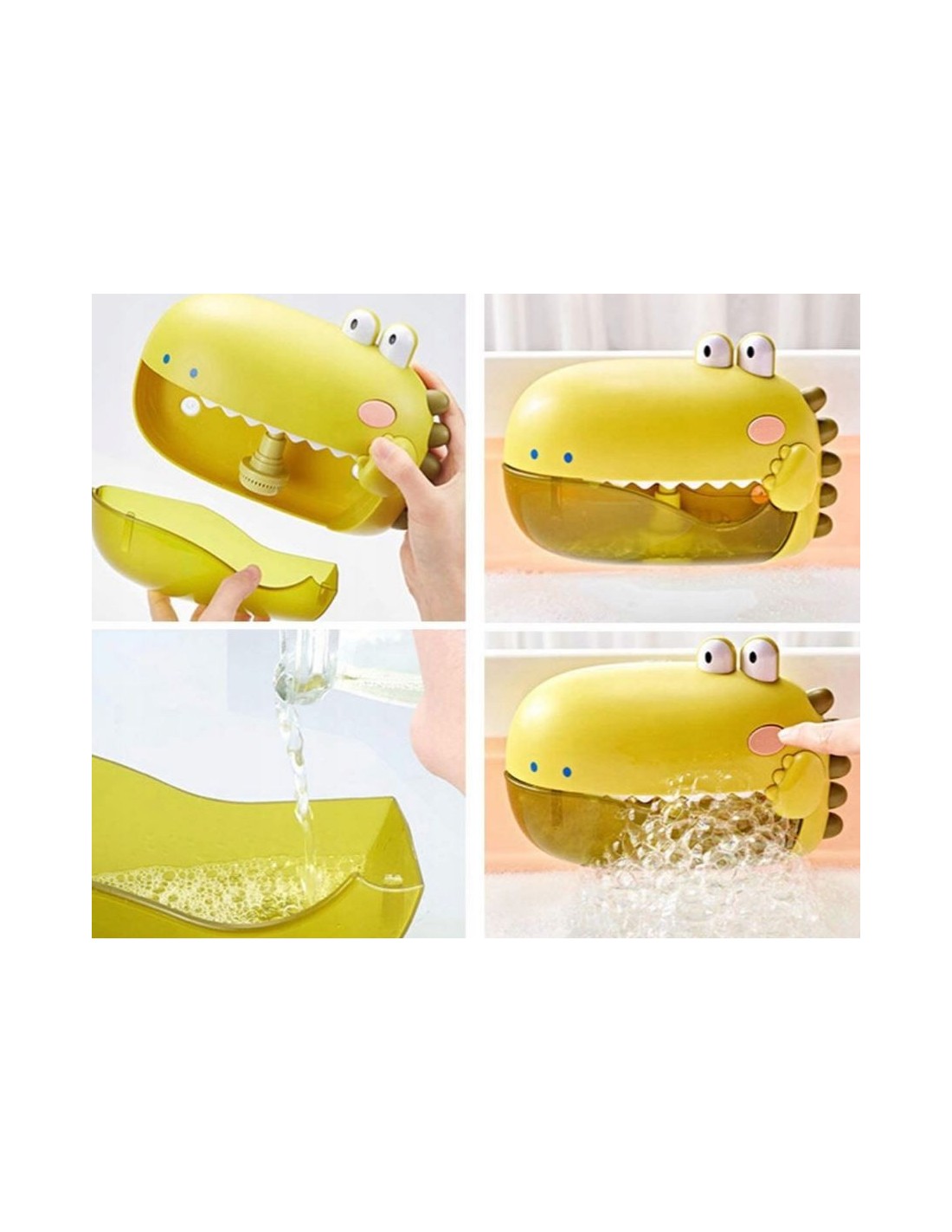 Krokodilas vonios žaislas pučiantis burbulus Krokodilas vonios žaislas pučiantis burbulus