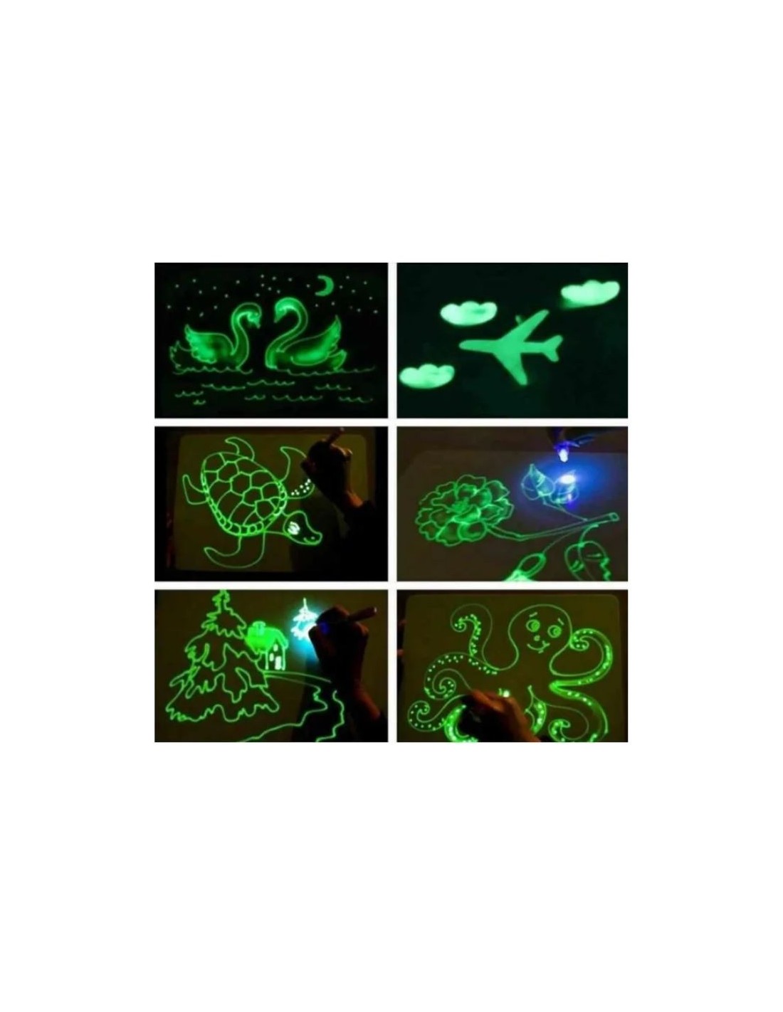 Piešimo lenta su šviesa