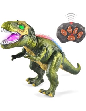 Robotas dinozauras su garso ir šviesos efektais