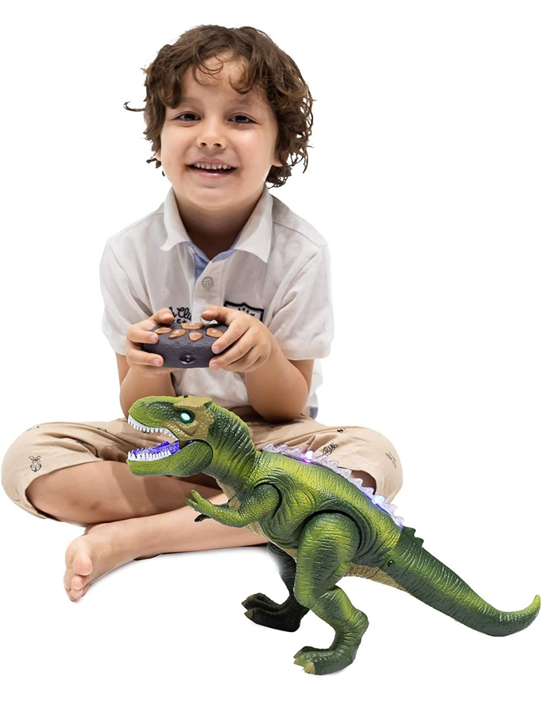 Robotas dinozauras su garso ir šviesos efektais Robotas dinozauras su garso ir šviesos efektais