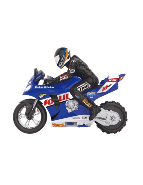 Motociklas su valdymo pultu