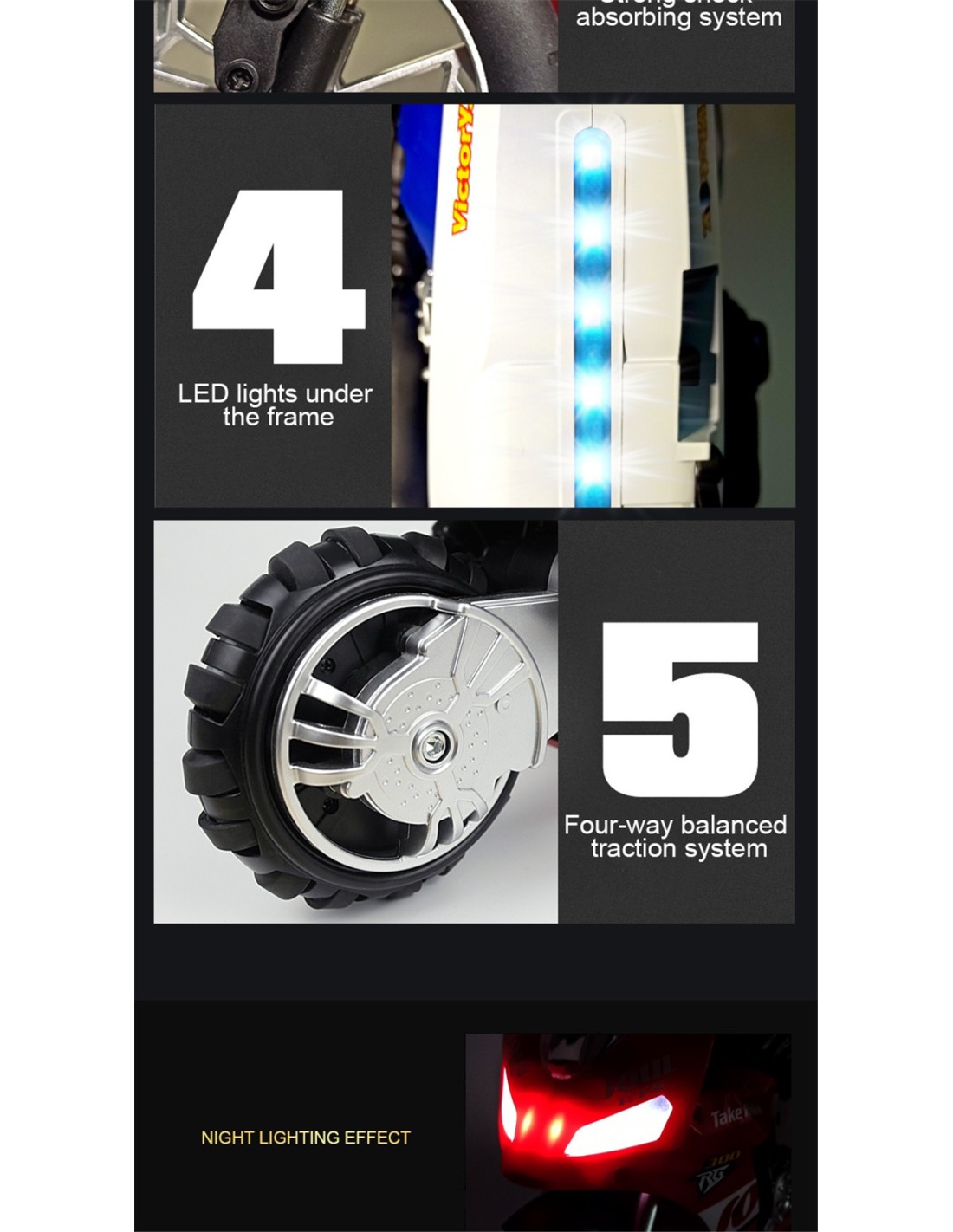 Motociklas su valdymo pultu Motociklas su valdymo pultu