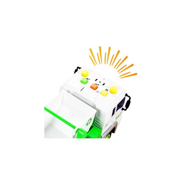 Šiukšlių mašina su garsais Šiukšlių mašina su garsais