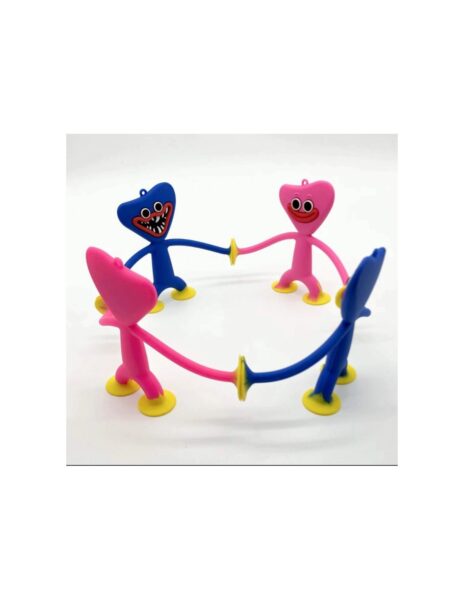 Huggy wuggy silikoniniai prilimpantys žaislai Huggy wuggy silikoniniai prilimpantys žaislai