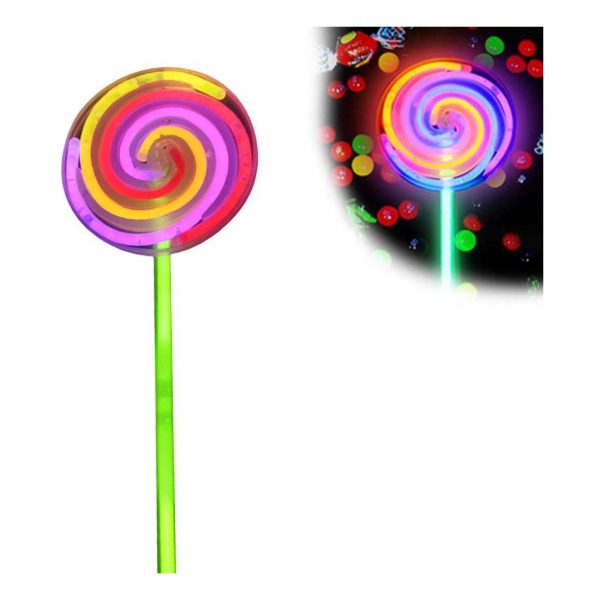 Šviečiančių lazdelių rinkinys lollipop Šviečiančių lazdelių rinkinys lollipop