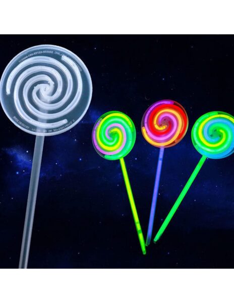 Šviečiančių lazdelių rinkinys lollipop Šviečiančių lazdelių rinkinys lollipop