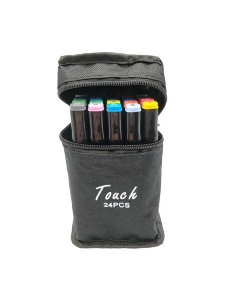 Dvipusiai markeriai flomasteriai 24 vnt. Dvipusiai markeriai flomasteriai 24 vnt.