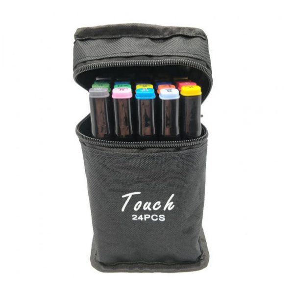 Dvipusiai markeriai flomasteriai 24 vnt. Dvipusiai markeriai flomasteriai 24 vnt.