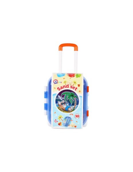 Smėlio žaislų rinkinys lagamine Smėlio žaislų rinkinys lagamine