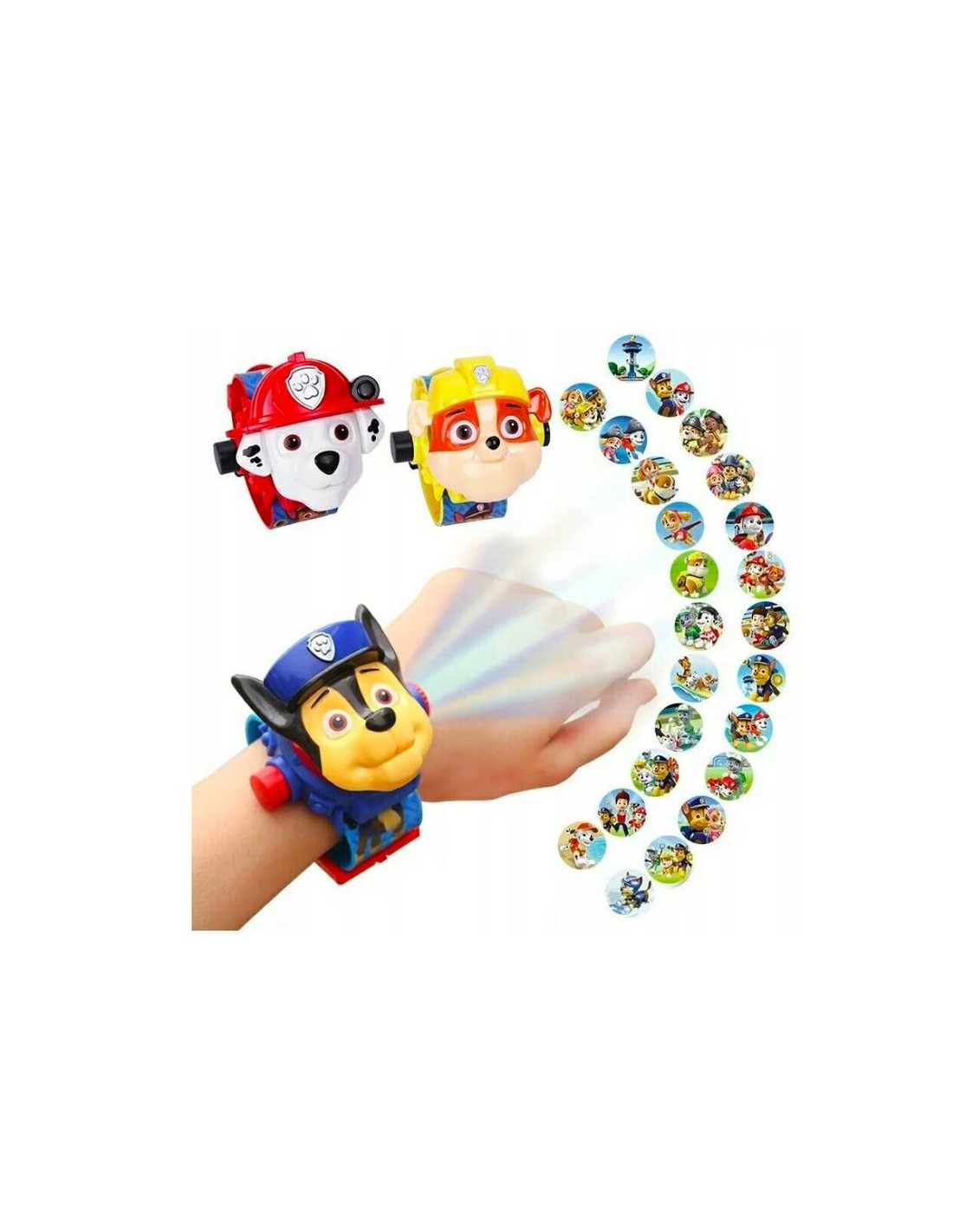 Laikrodis su projektoriumi Paw-patrol Laikrodis su projektoriumi Paw-patrol