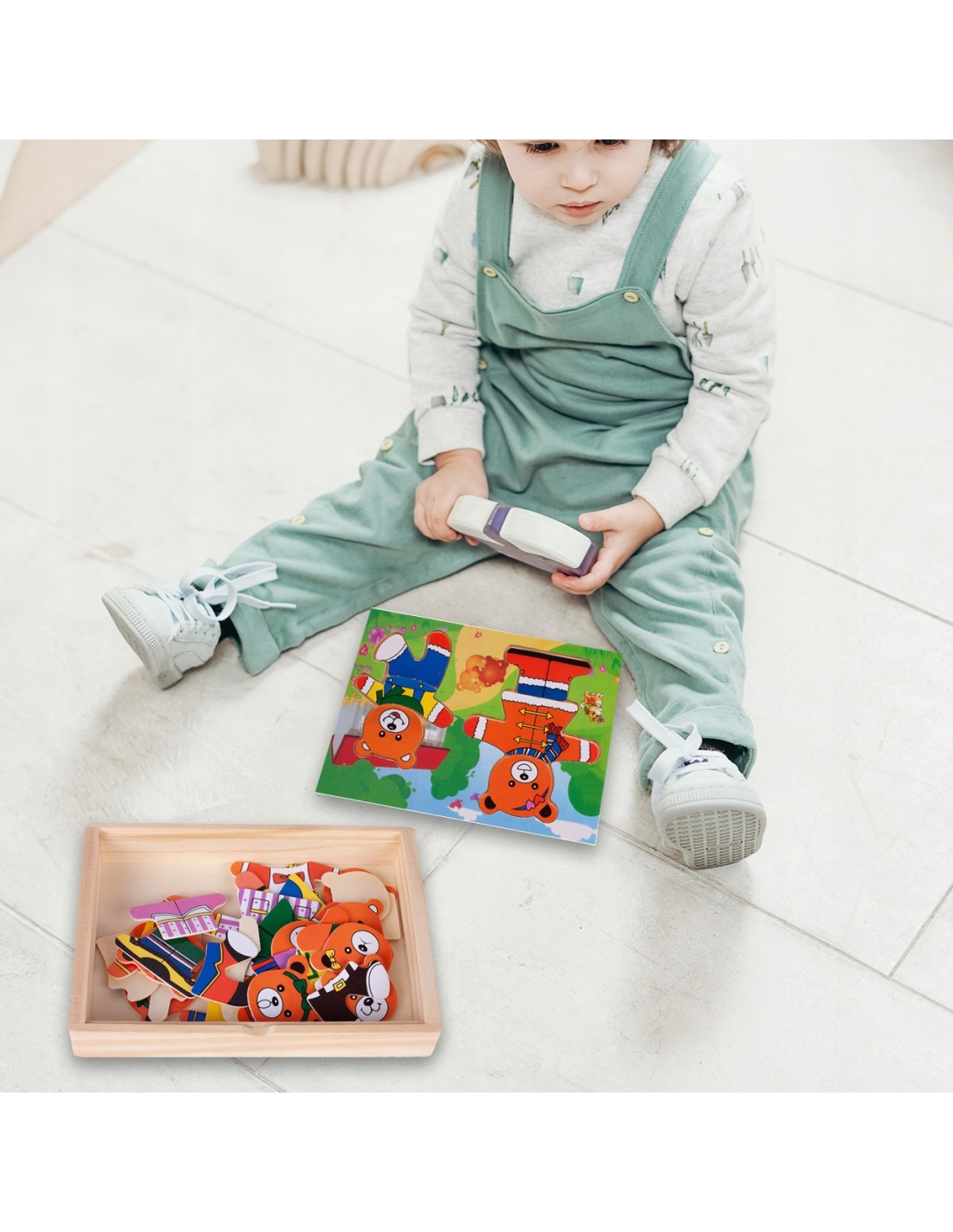 Dėlionė Aprenk meškutį 36 detalės Dėlionė Aprenk meškutį 36 detalės