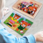 Dėlionė Aprenk meškutį 36 detalės Dėlionė Aprenk meškutį 36 detalės