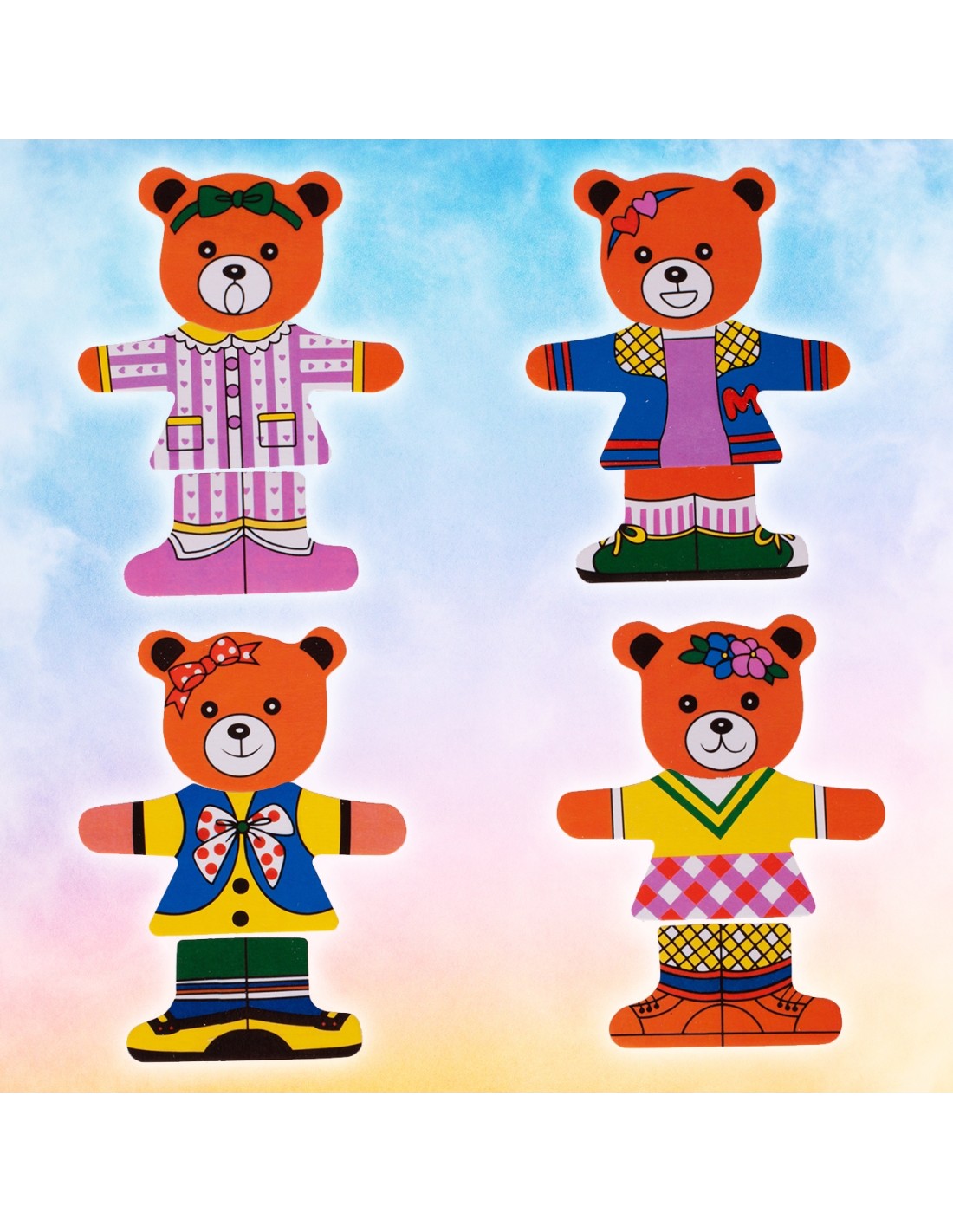 Dėlionė Aprenk meškutį 36 detalės Dėlionė Aprenk meškutį 36 detalės