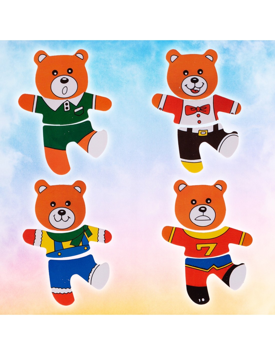 Dėlionė Aprenk meškutį 36 detalės Dėlionė Aprenk meškutį 36 detalės