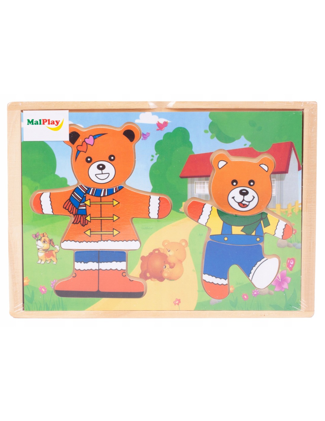 Dėlionė Aprenk meškutį 36 detalės Dėlionė Aprenk meškutį 36 detalės