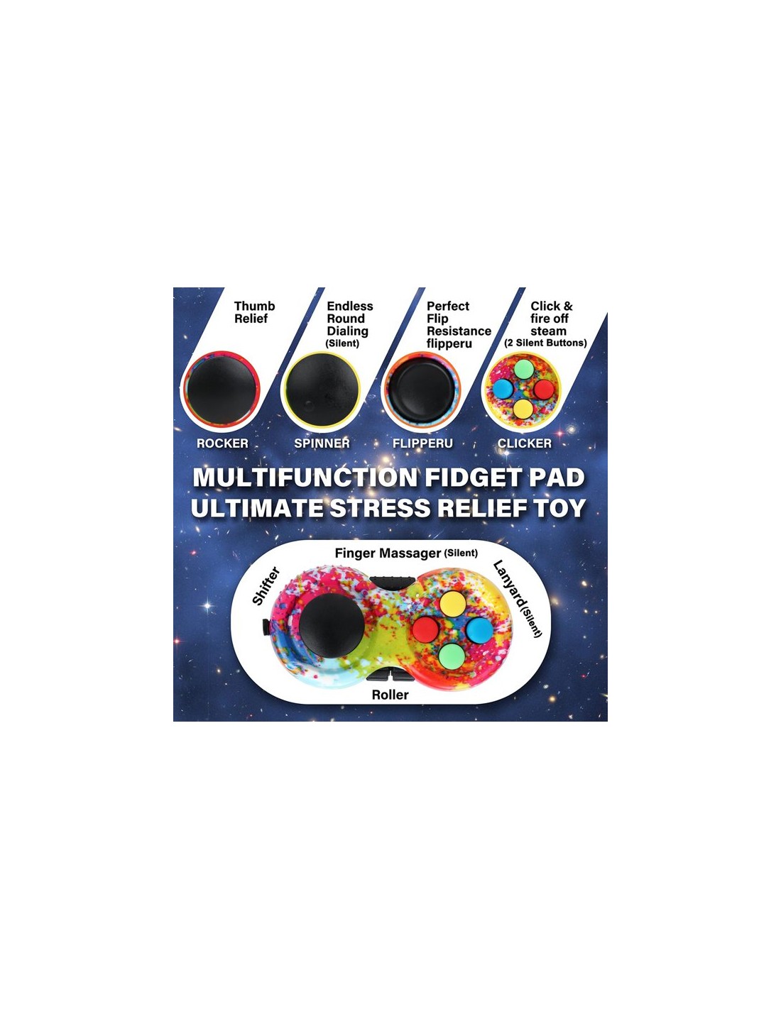 Antistresinis fidget kubas pakabutis Antistresinis fidget kubas pakabutis