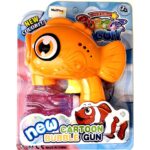 Muilo burbulų šautuvas žuvytė, su LED šviesos efektais