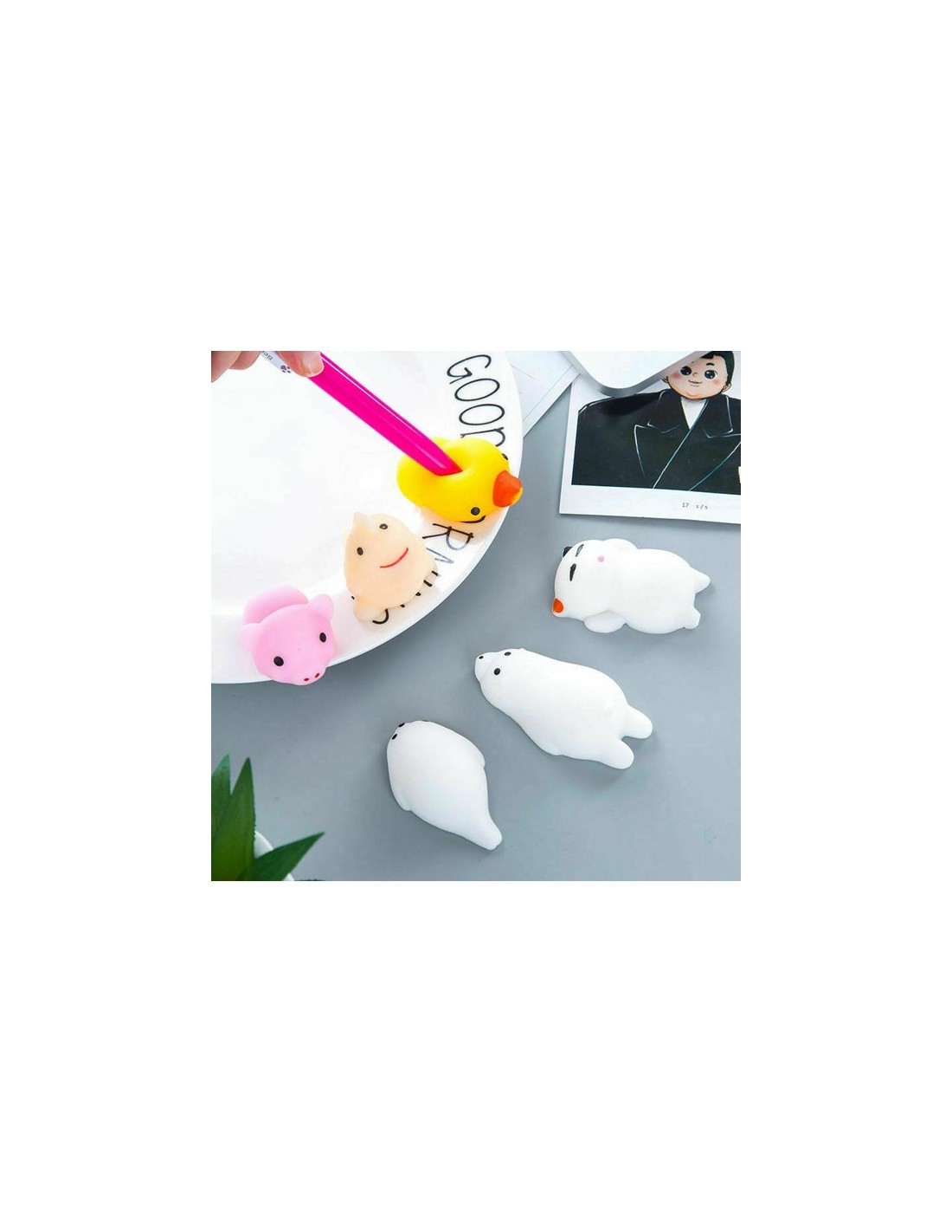 Silikoniniai antistresiniai žaislai rinkinys 4 vnt.