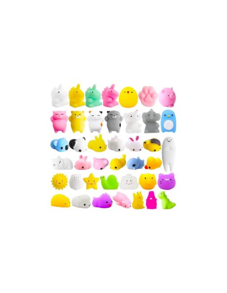 Silikoniniai antistresiniai žaislai rinkinys 4 vnt. Silikoniniai antistresiniai žaislai rinkinys 4 vnt.