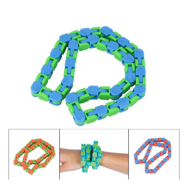 Fidget gyvatėlė antistresinė rinkinys 6 vnt.