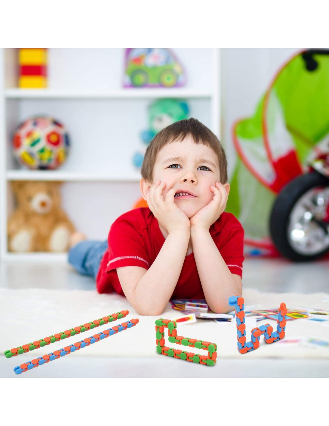 Fidget gyvatėlė antistresinė rinkinys 6 vnt. Fidget gyvatėlė antistresinė rinkinys 6 vnt.