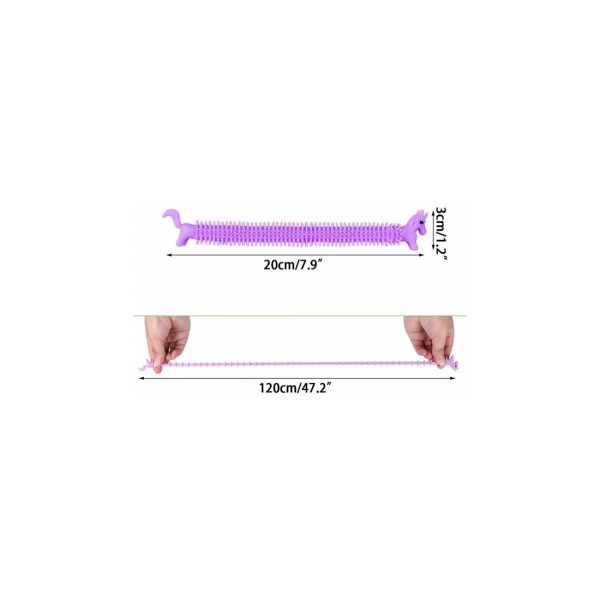 Antistresinės virvutės vienaragiai 6 vnt. Antistresinės virvutės vienaragiai 6 vnt.