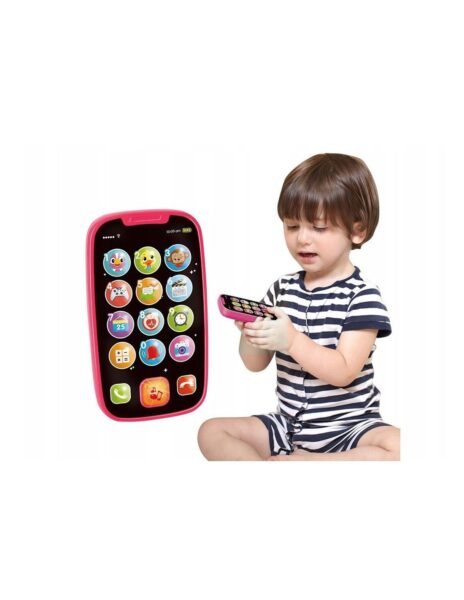 Telefonas su silikoniniu dėkliuku Telefonas su silikoniniu dėkliuku