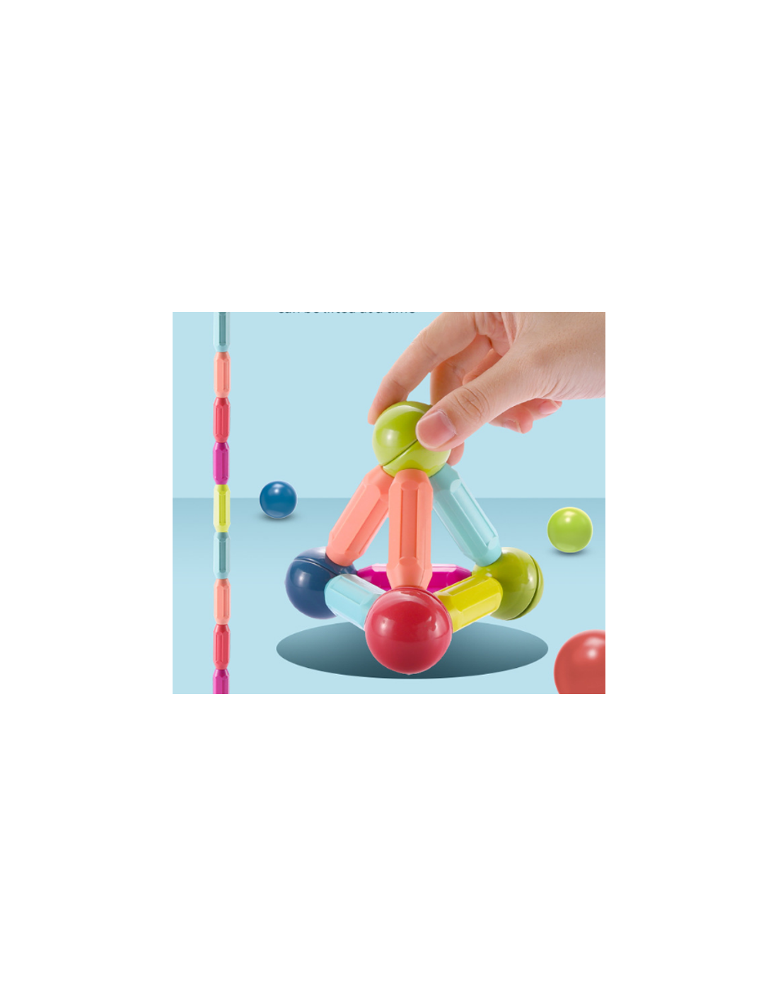 Magnetinis konstruktorius 66 detalės Magnetinis konstruktorius 66 detalės