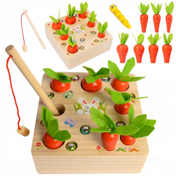 Montessori žaidimas žvejyba Montessori žaidimas žvejyba