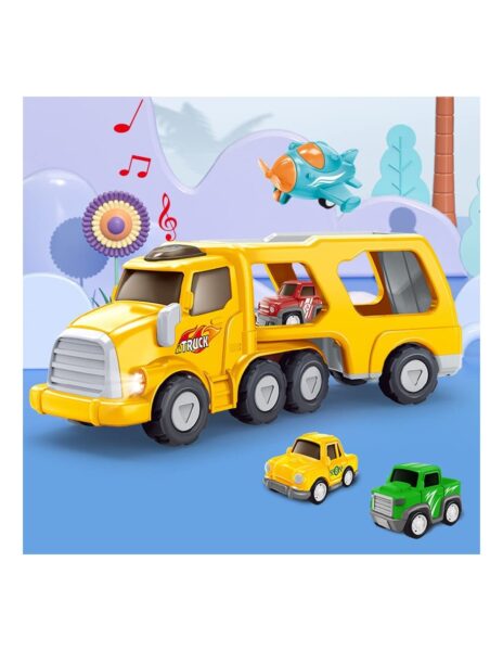 Vilkikas su mašinėlėmis ir lėktuvu Vilkikas su mašinėlėmis ir lėktuvu