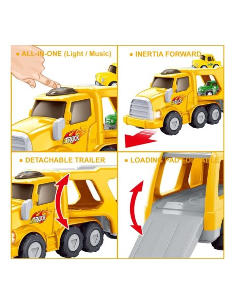 Vilkikas su mašinėlėmis ir lėktuvu Vilkikas su mašinėlėmis ir lėktuvu