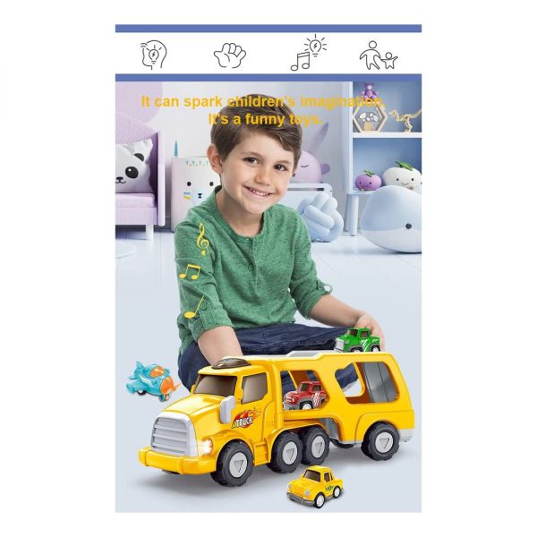 Vilkikas su mašinėlėmis ir lėktuvu Vilkikas su mašinėlėmis ir lėktuvu