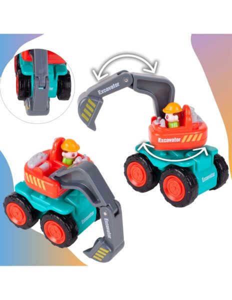 Mašinų rinkinys ekskavatoriai 6 vnt. Mašinų rinkinys ekskavatoriai 6 vnt.