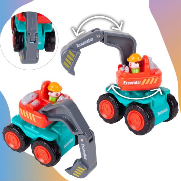 Mašinų rinkinys ekskavatoriai 6 vnt. Mašinų rinkinys ekskavatoriai 6 vnt.