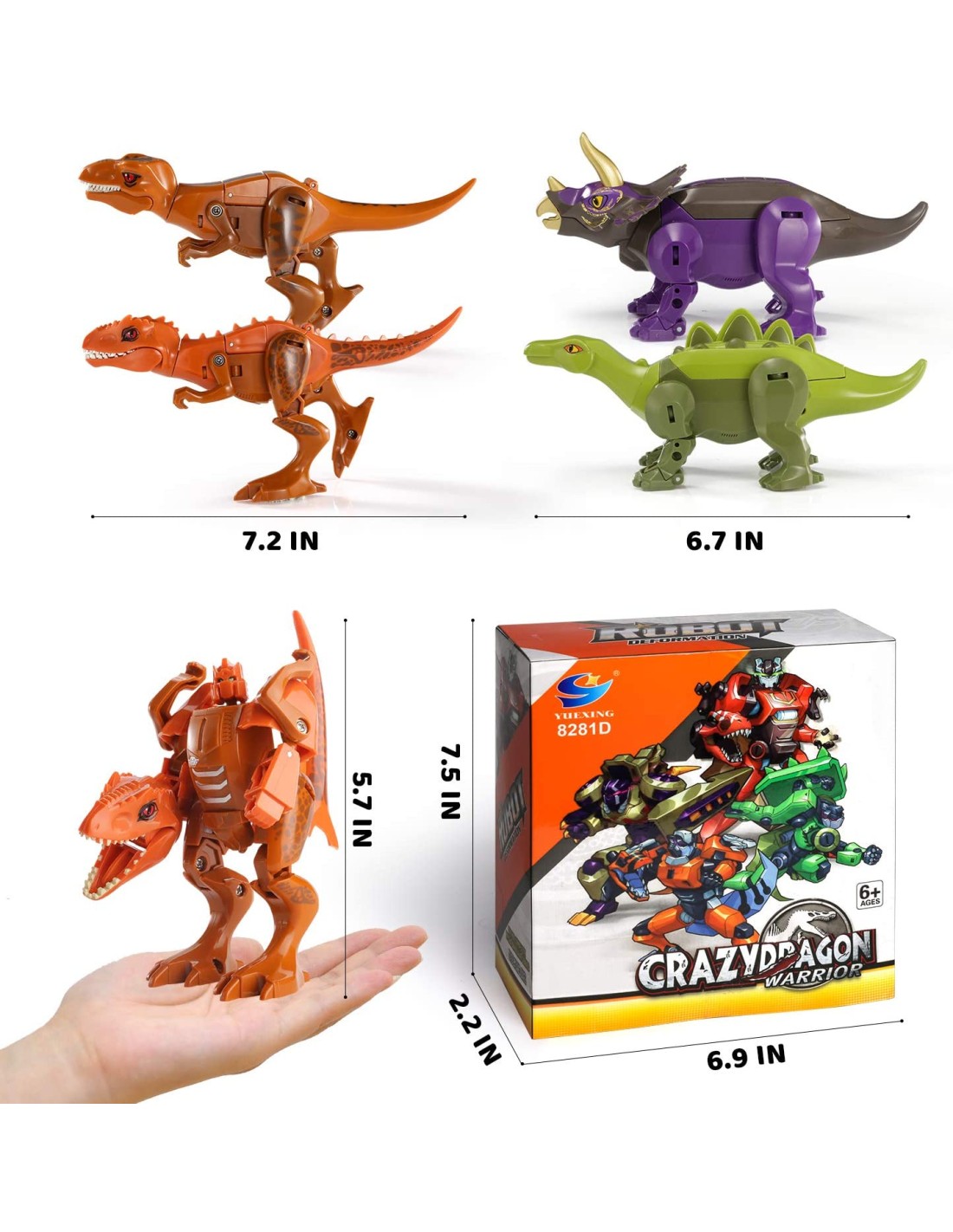 Dinozauras transformeris mechaninis